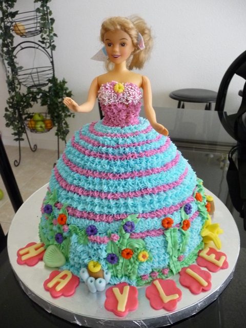 cake designs for girls. 2 Doll cakes in 3 days